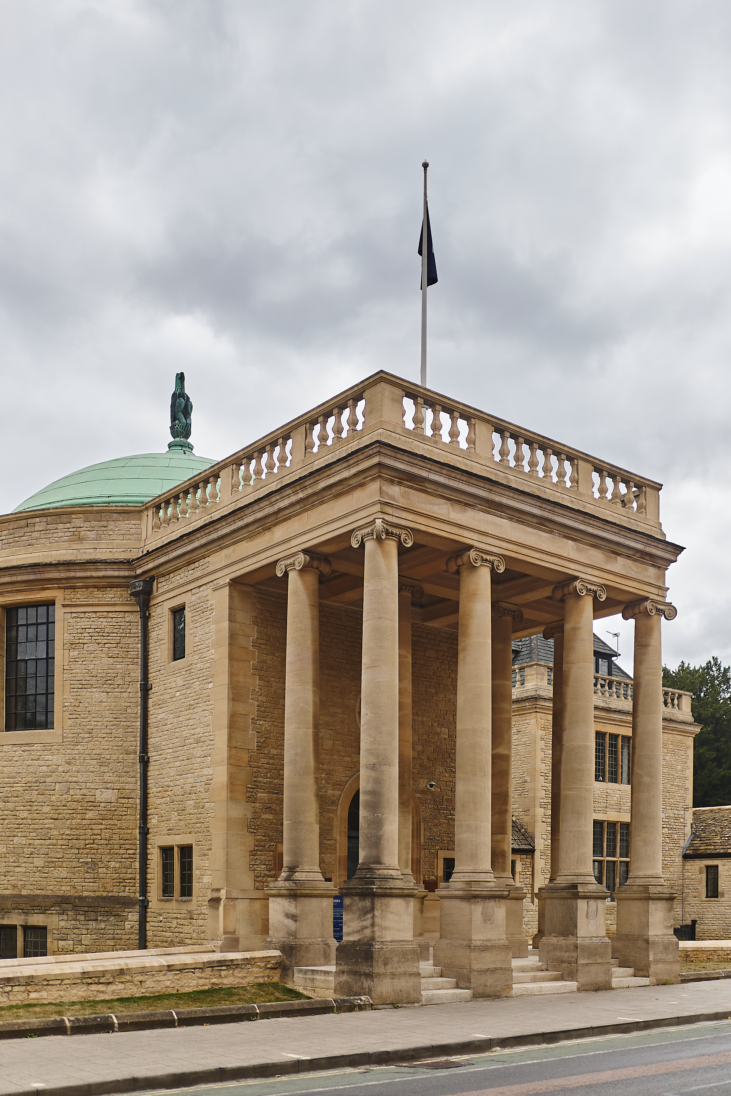 Zimbabwe bird on Rhodes House copper dome