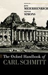 The Oxford Handbook of Carl Schmitt, Associate Professor Jens Meierhenrich (Germany & St Antony's 1995)