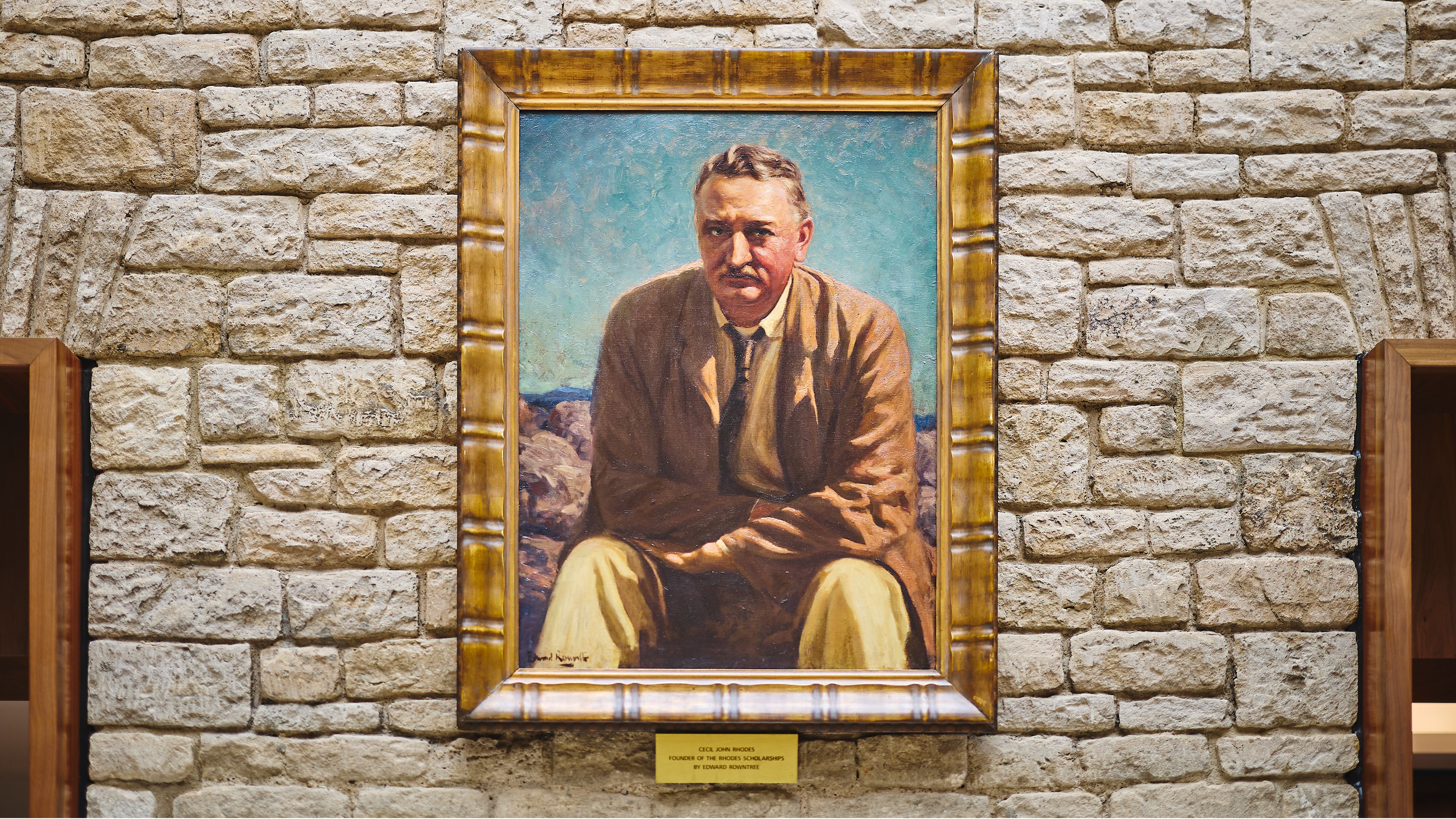 Portrait of Cecil Rhodes.