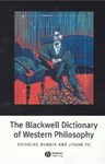 The Blackwell Dictionary of Western Philosophy, Nicholas Bunnin (California & Corpus Christi 1964)