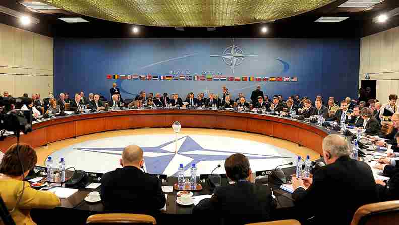 NATO Ministers Of Defense And Of Foreign Affairs Meet At NATO Headquarters In Brussels 2010