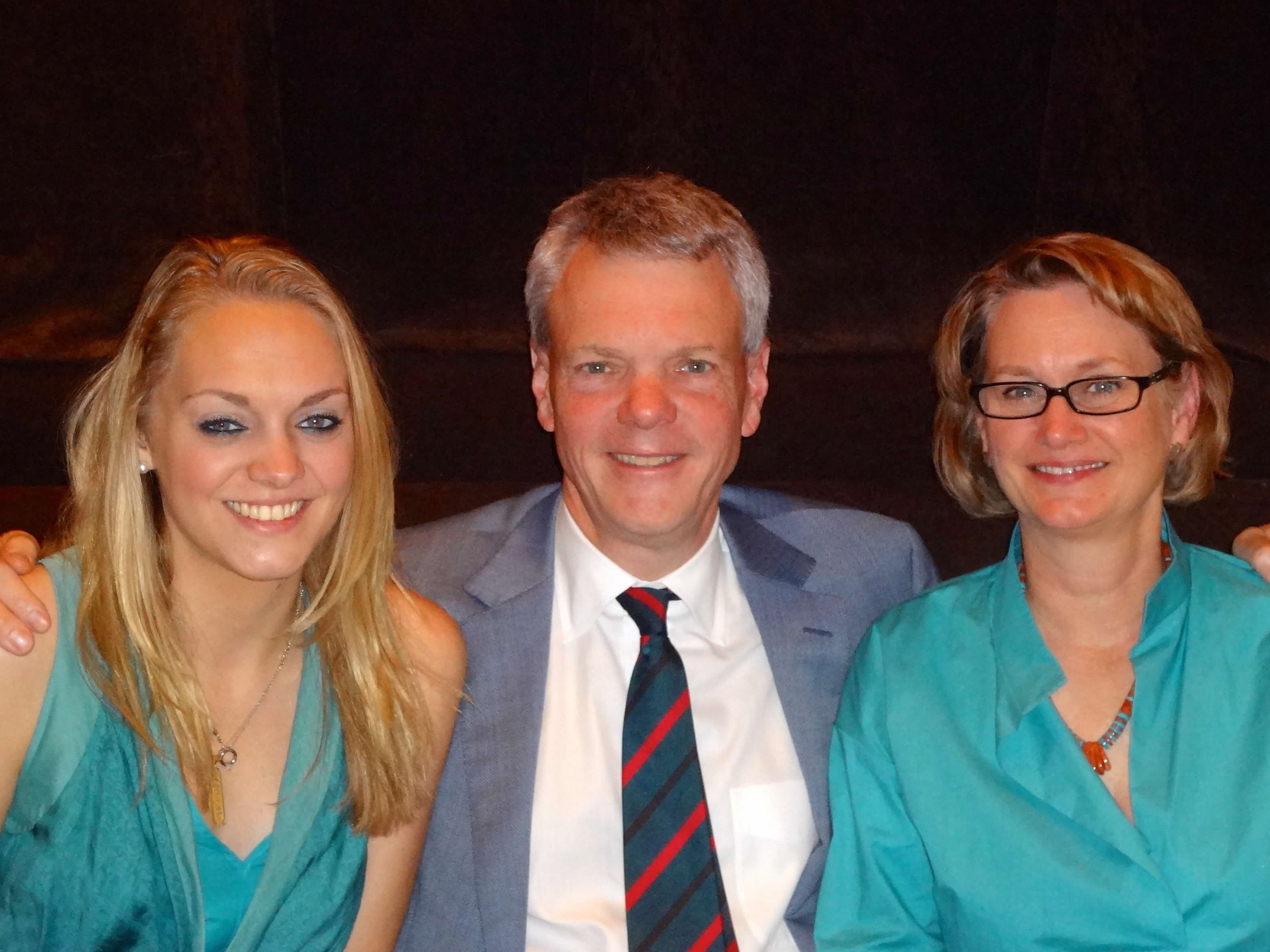 David And His Wife, Anne, And Daughter Catherine 2006