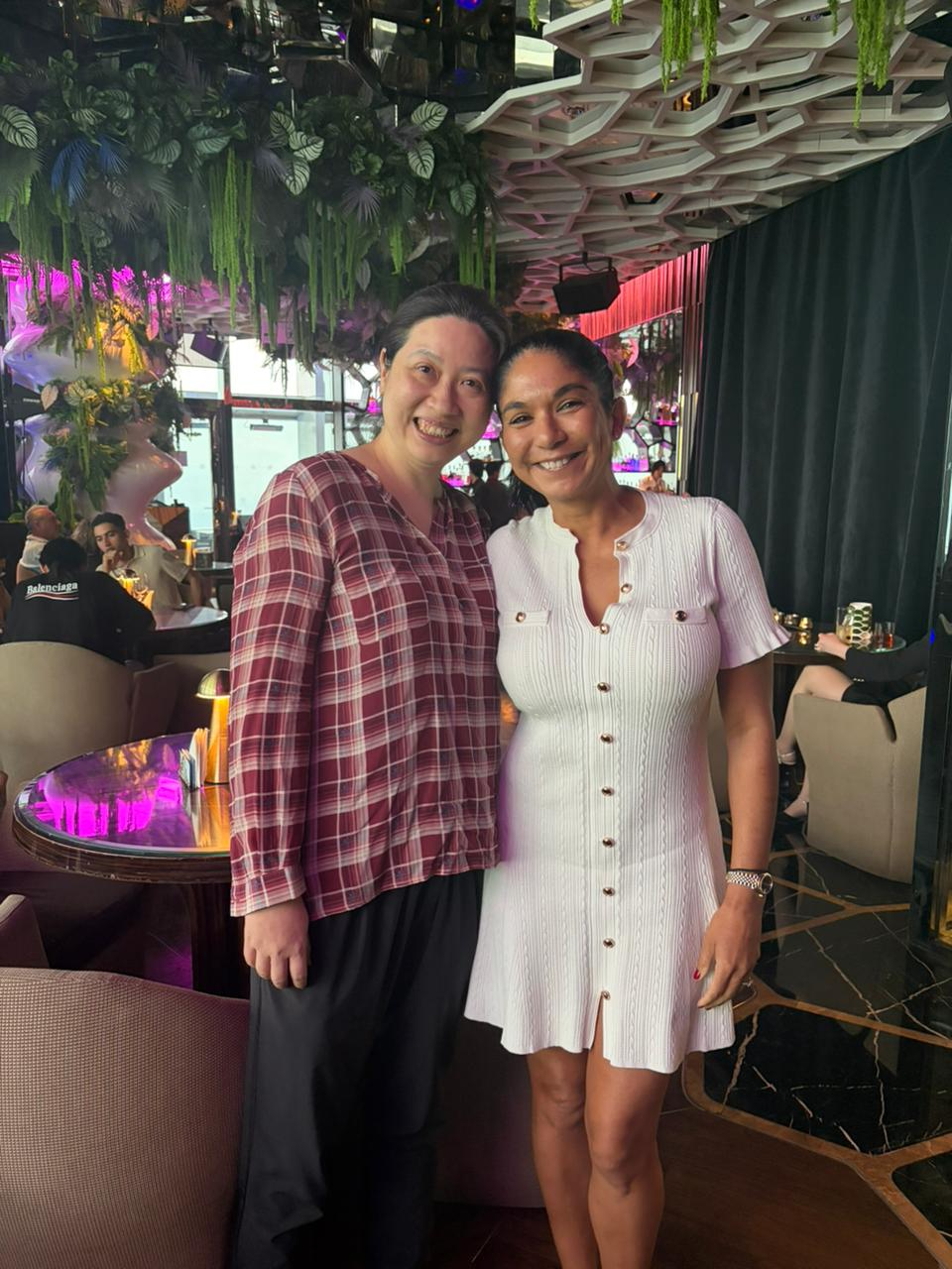 Amanda With Carmen, Who She Met At The MRF, During Carmen'S Visit To Hong Kong In 2026