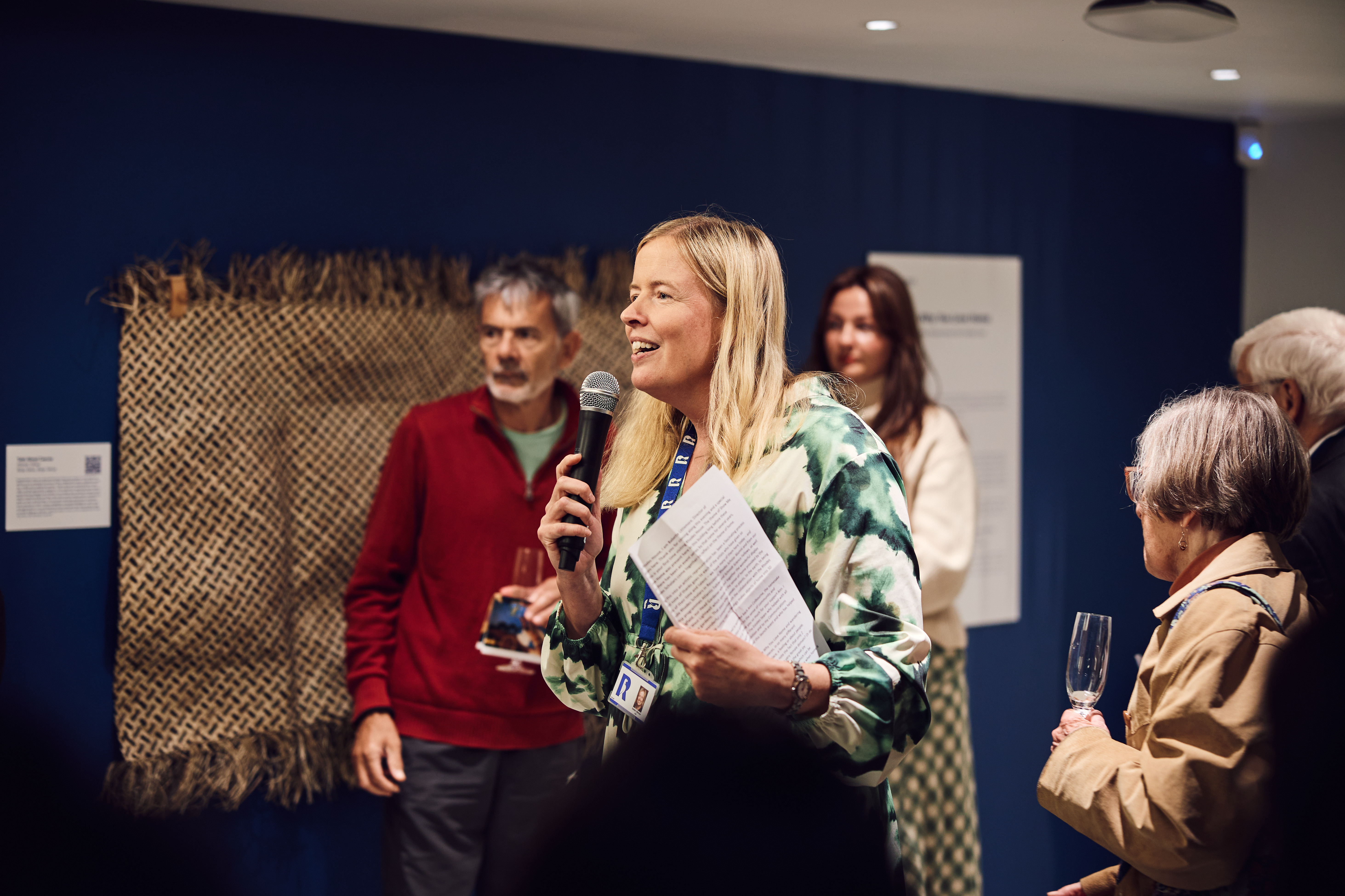 Babette giving a speech