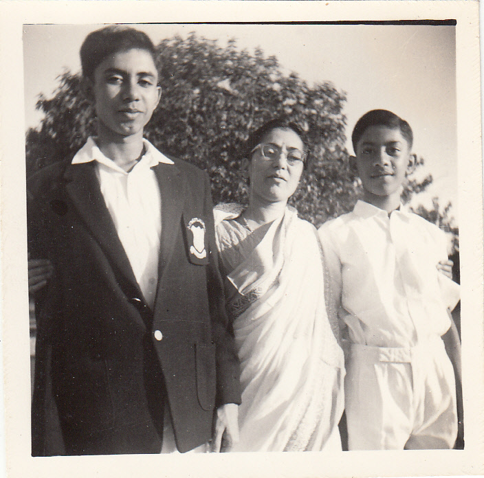 Photo Of My Mother, Brother And Myself (On The Left) Taken When I Was 16 Years Old I Am Wearing A Blazer With The High School's Logo