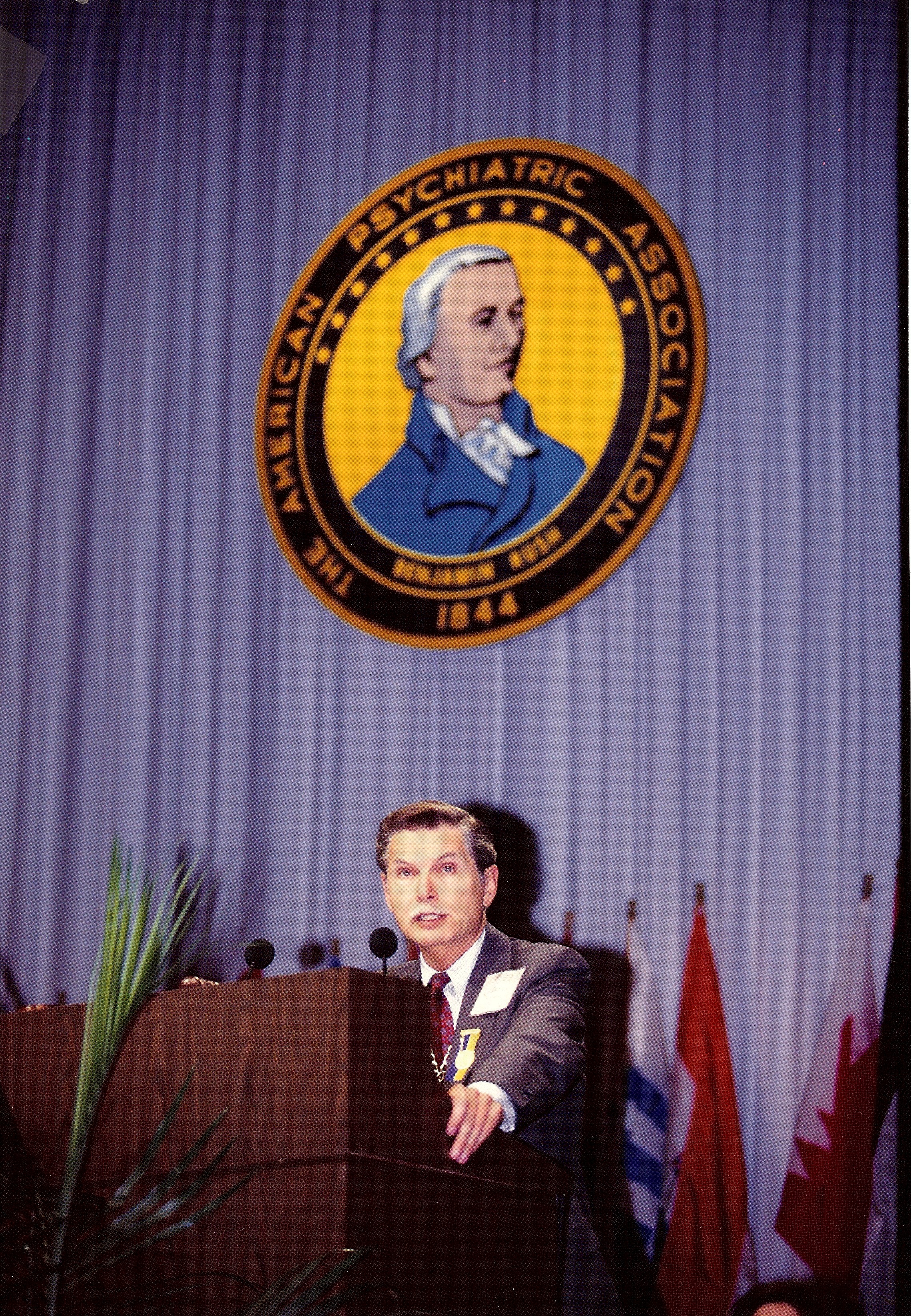 LH As APA Pres At May.1992. Annl