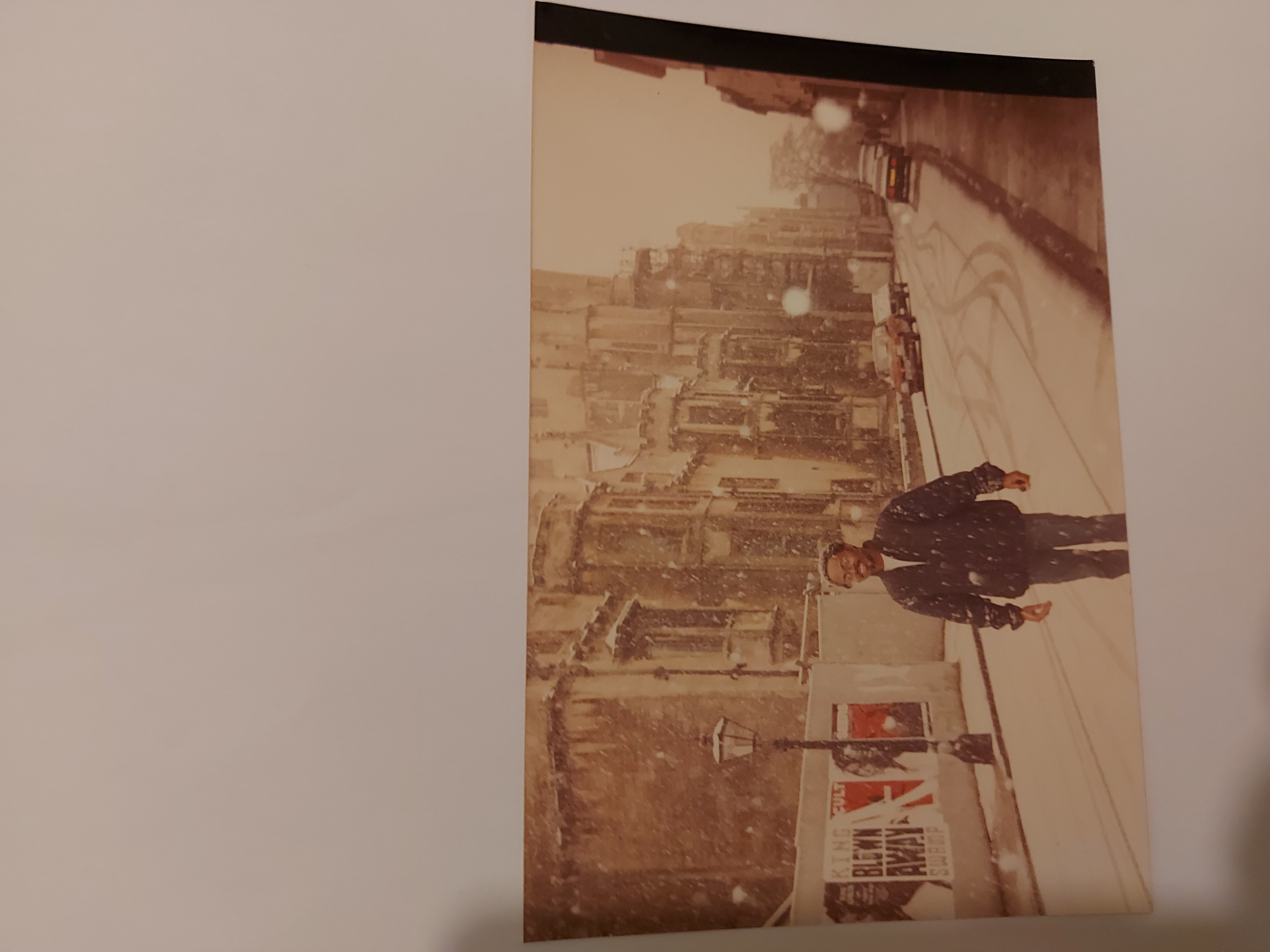 My First Ever Encounter With Snow, Holywell Street, Possibly January 1989