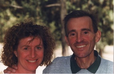 Raul and his wife Jenny, 1995