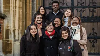 a group picture of Rhodes scholars
