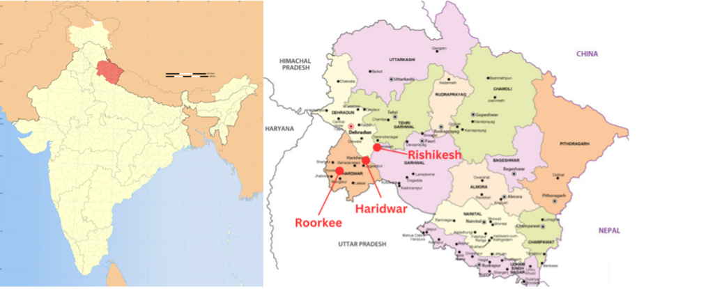 Map of my interview cities