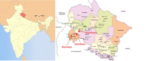 Map of my interview cities