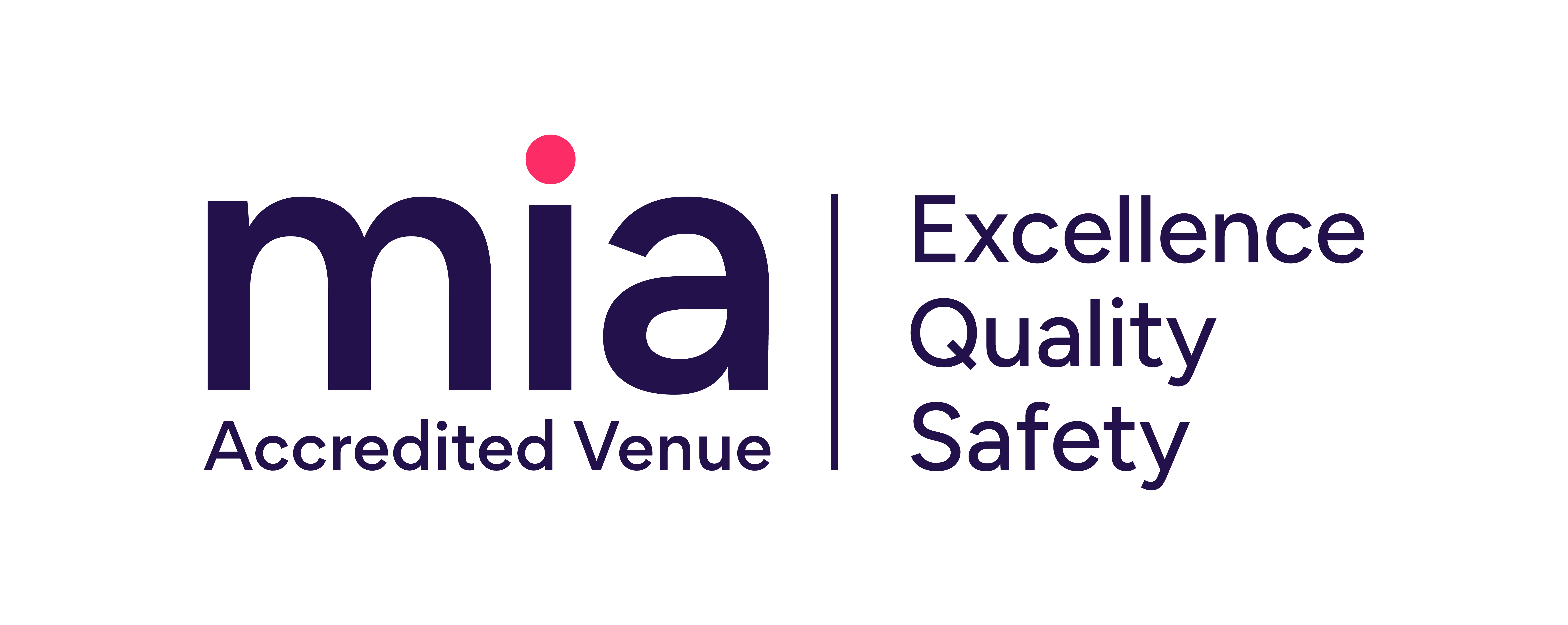 Mia accredited venue sticker lozenge PNG