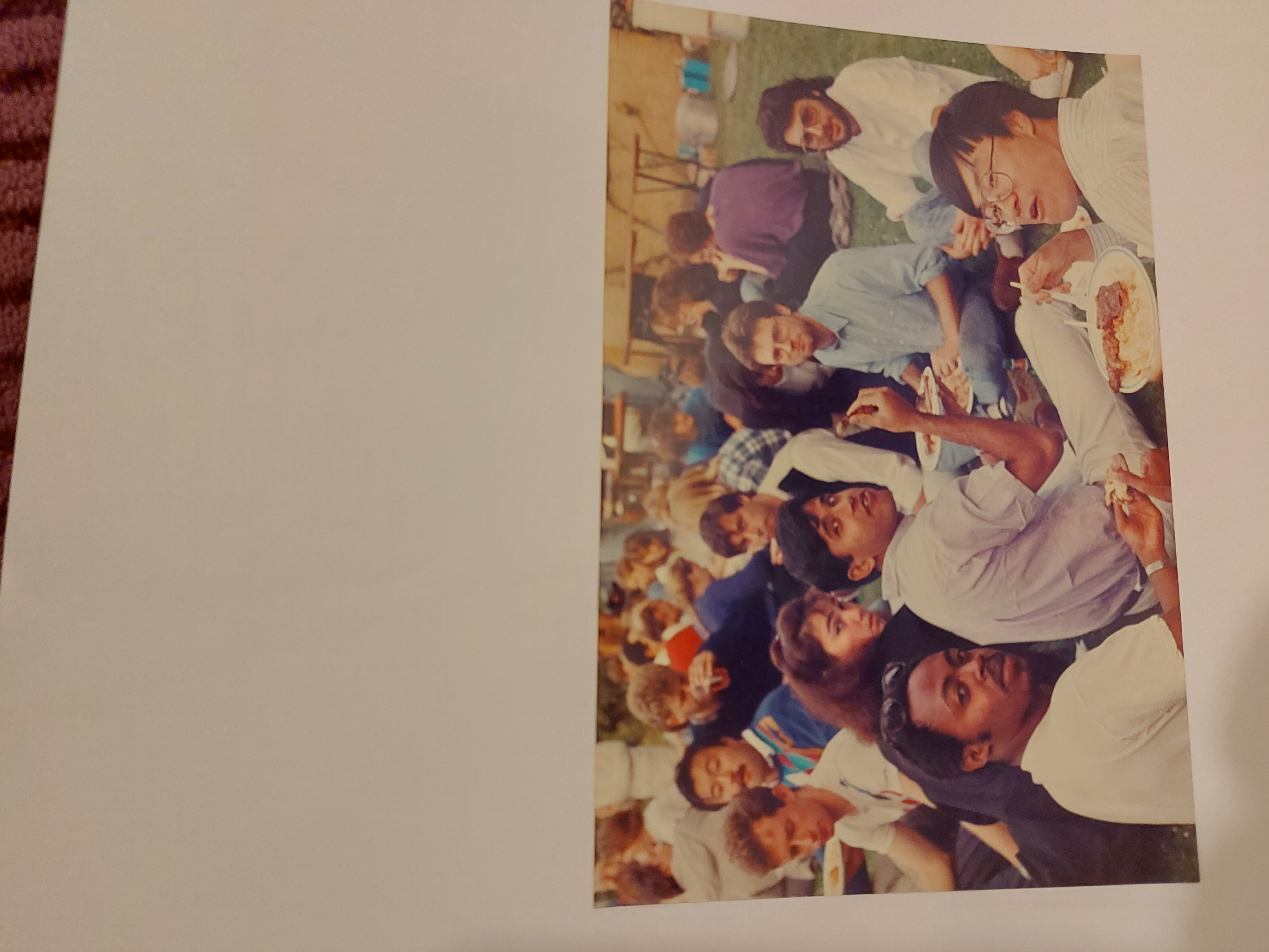 St Catz Summer Barbeque, Possibly Summer 1990, Including Jamie, Andrew; Music Provided By A Jamaican Steel Drum Band