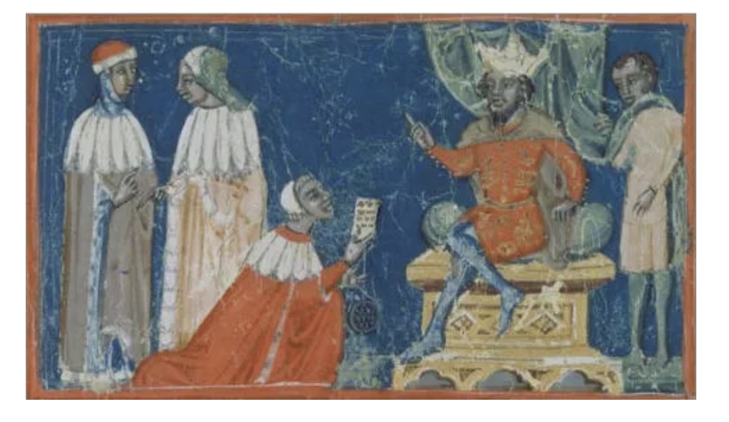 Frederick Barbarossa Issuing A Decree