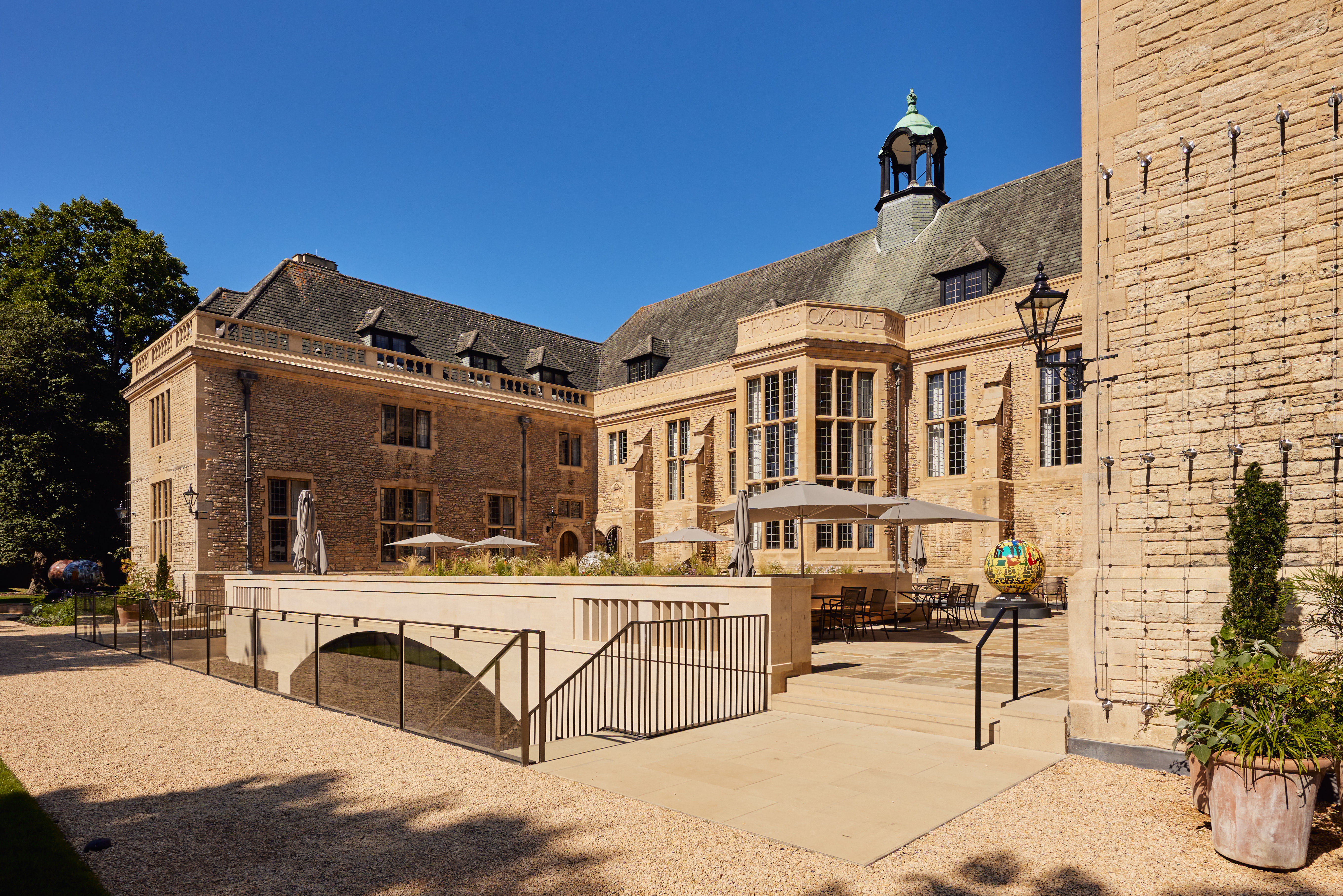 Rhodes House On A Sunny Day
