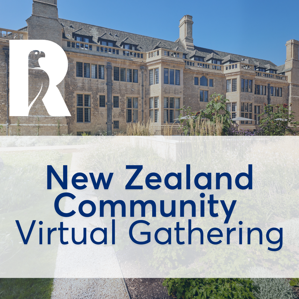 New Zealand Community Virtual Gathering with the Rhodes Trust