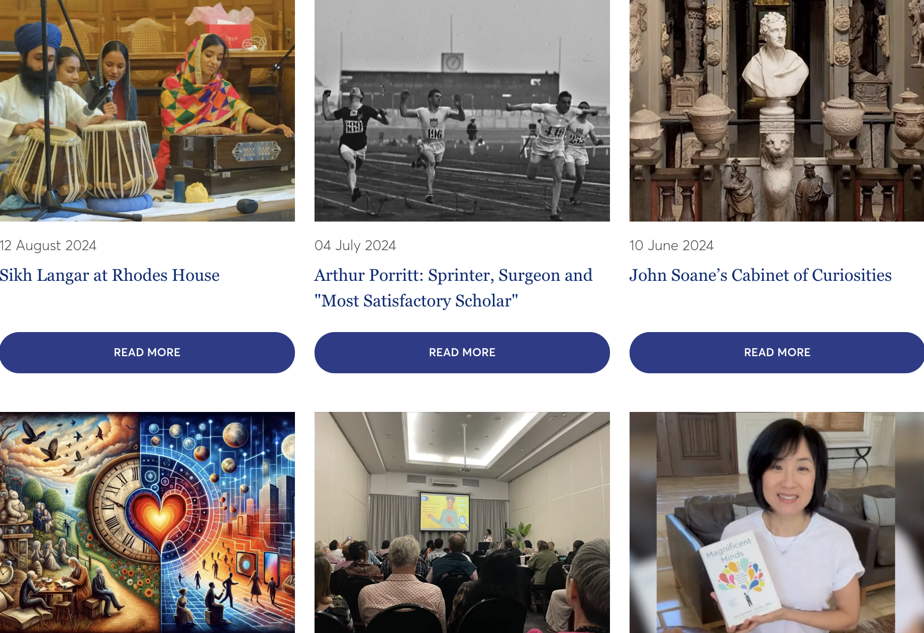 A screenshot of the Unlikeminded blog page