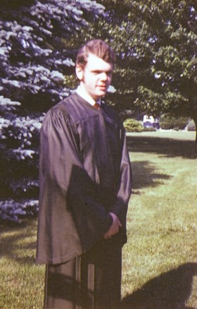 David At His High School Graduation 1970
