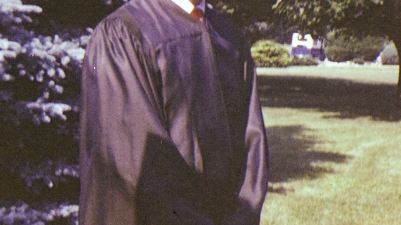 David At His High School Graduation 1970