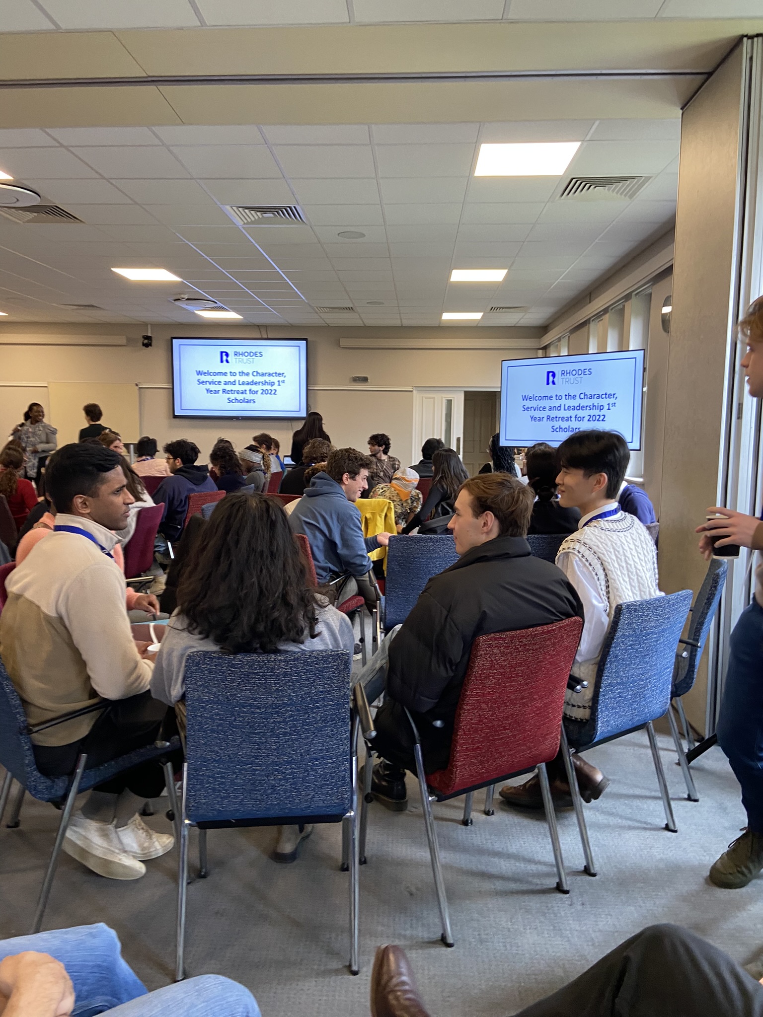 1St Retreat For Class Of 2022 Scholars Sat In The Plenary Room Waiting For The Session To Start