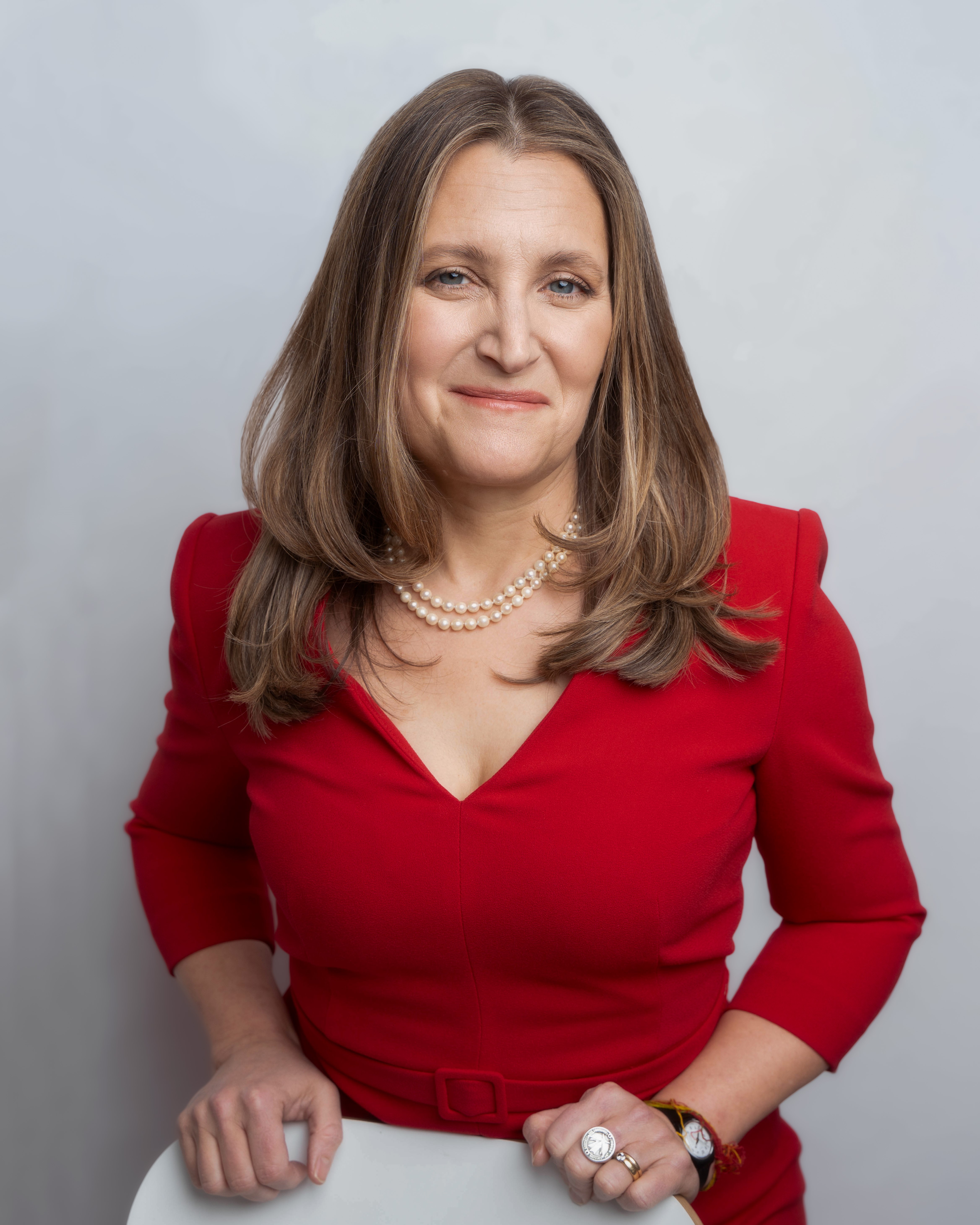Headshot of Chrystia Freeland.