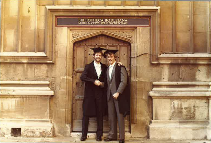 In Oxford With Fellow Georgetown Grad