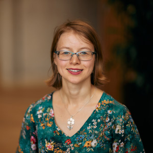 Eleanor smiling at the camera