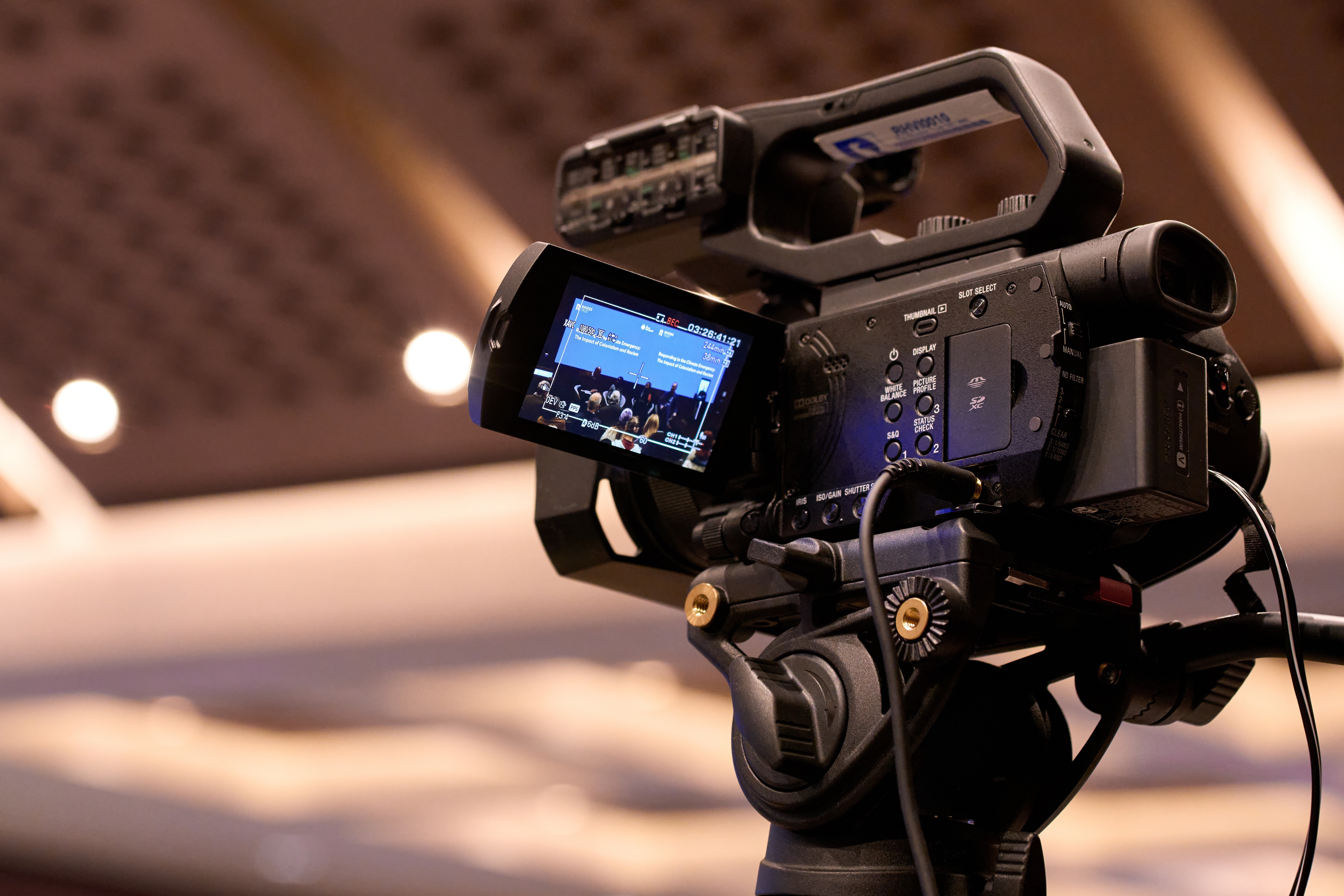 Camera In Conference Hall