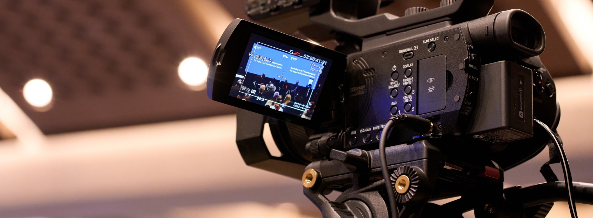 Camera In Conference Hall