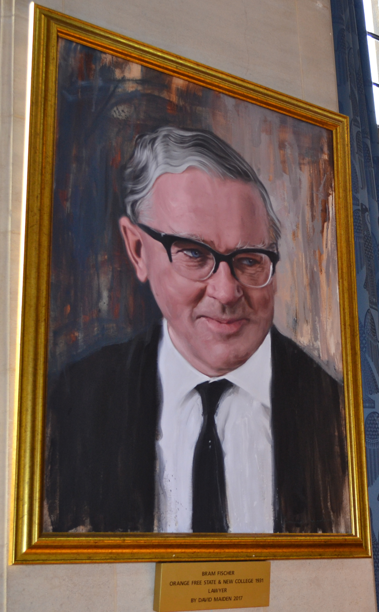 0020 Bram Fischer Portrait On Wall Option 1 Portraitpg