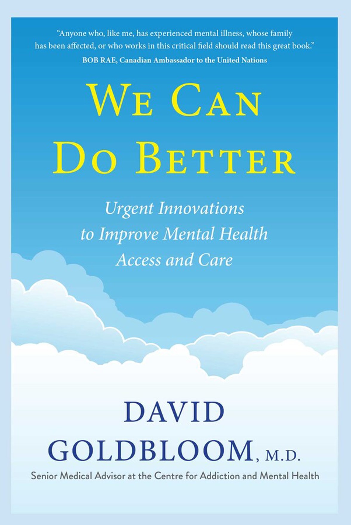 We Can Do Better Book Cover David Goldbloom