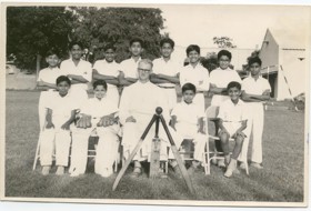 A Photo Of The Cricket Team When I Was 12 Years Old (I Am Second From The Right Seated In The Front Row)
