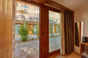 Looking Out Over The Residential Courtyard