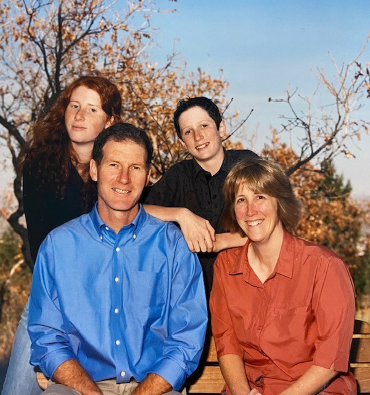 Susan With Husband Michael Campbell, Daughter Ruth Campbell And Son Angus Campbell In 2007, Colorado Springs, Colorado