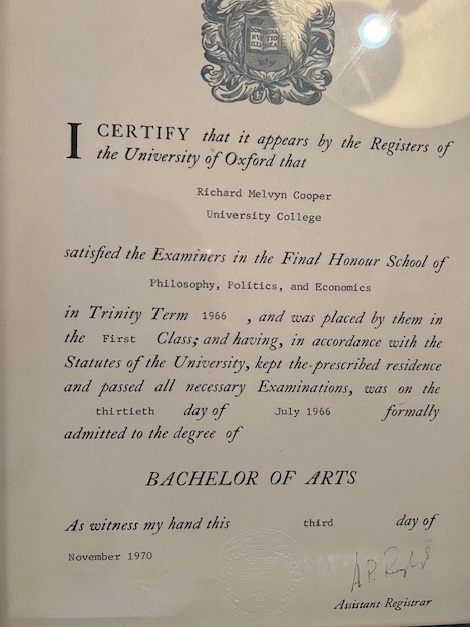 Bachelor Of Arts Certificate