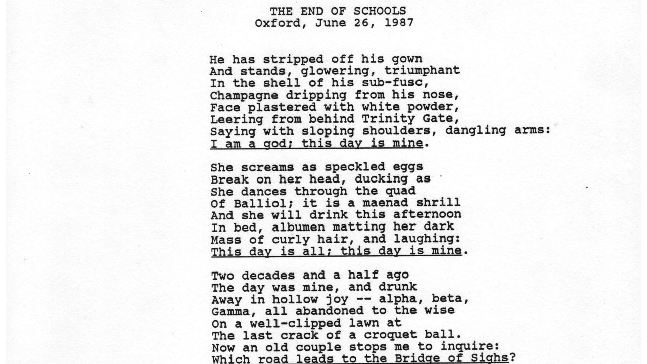 A poem by Norton