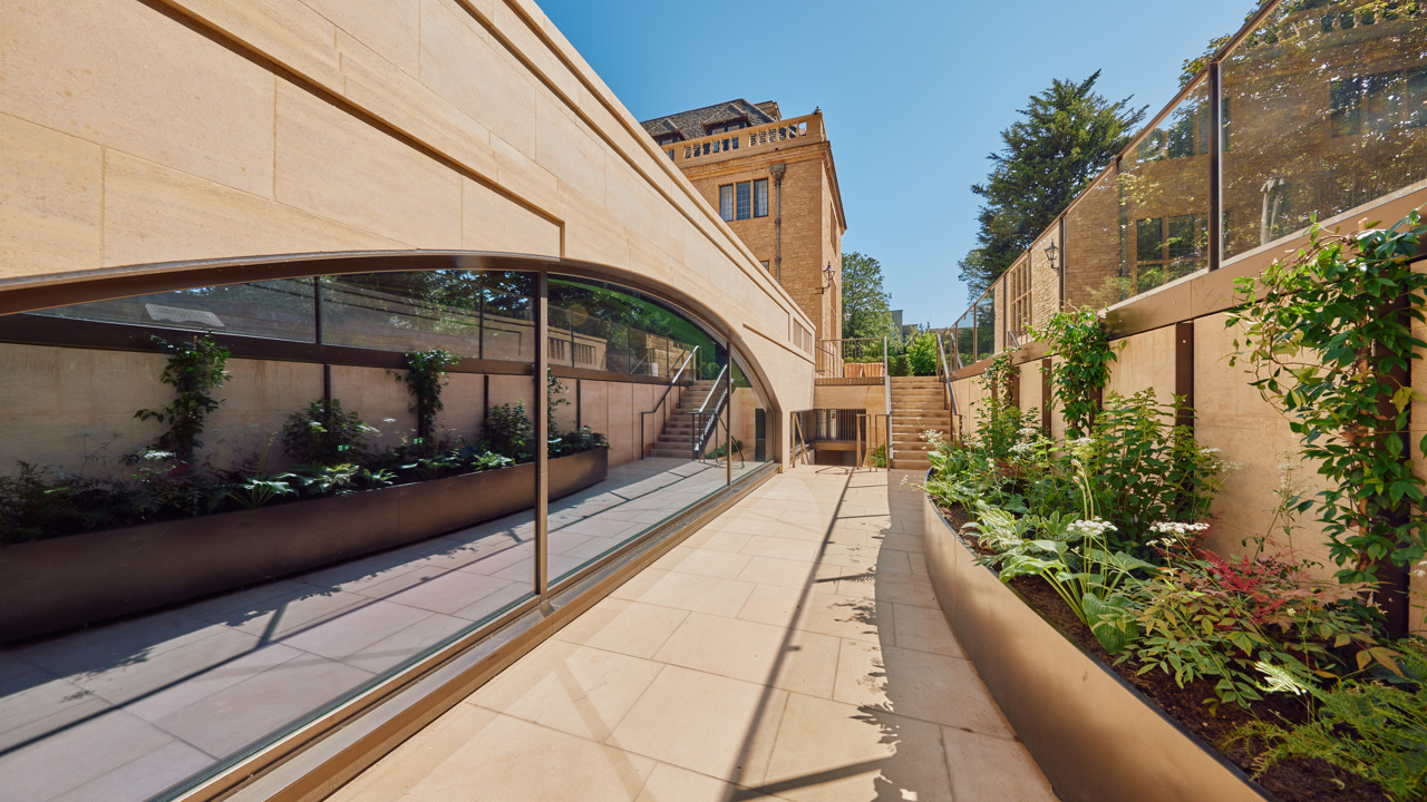 Rhodes House Conference Centre Clerestory Window from Outside
