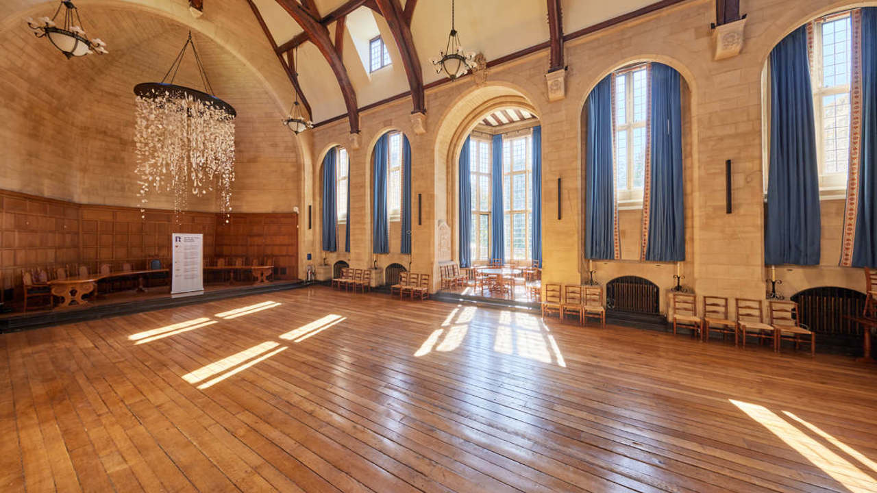 McCall MacBain Hall without any furniture, light coming in through the windows