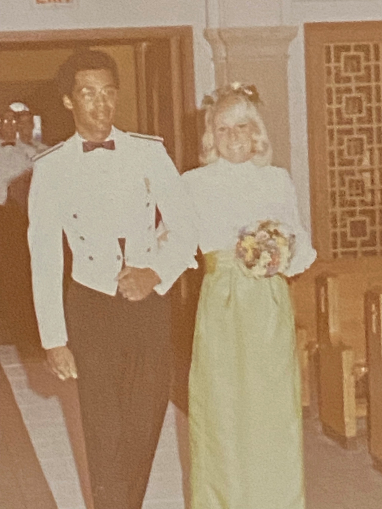 George Keys And Joan Zuuderveen Who Would Become My Wife At An Academy Classmate S Wedding In June 1970