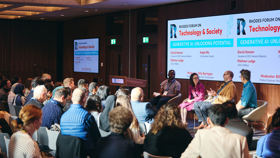 Speakers and audience