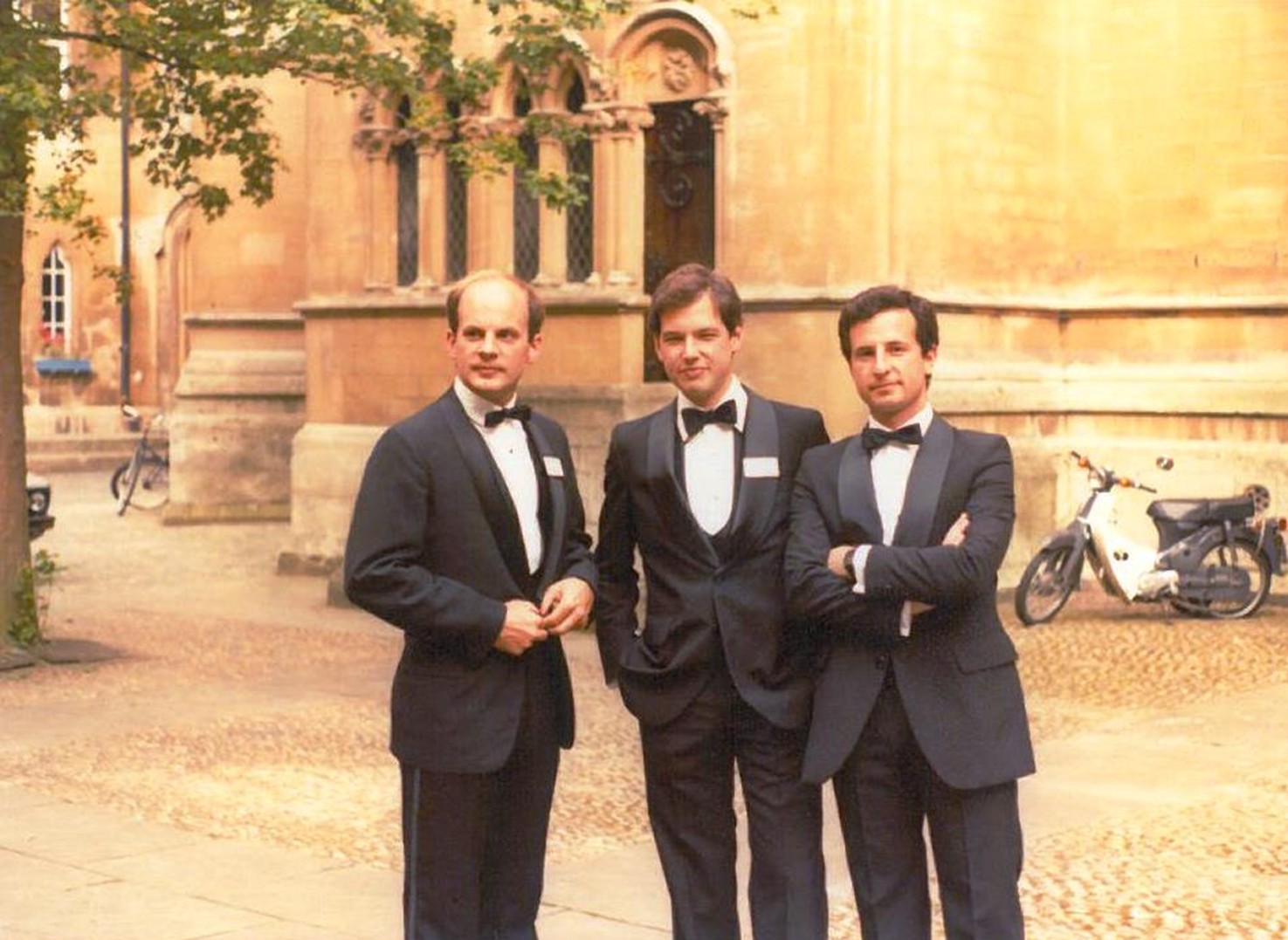1983 Centenary Celebration Of The Rhodes Trust, With The Two Rhodes Classmates With Whom David Remains Extremely Close Today, Butch (George) Freeman And Joel Goldstein (Centre)