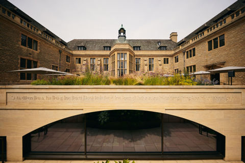 Acknowledgement Carving in |xam Dedicated at Rhodes House Gathering