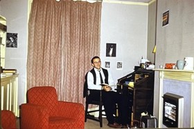 Bill In His Room At 83 High Street In 1961