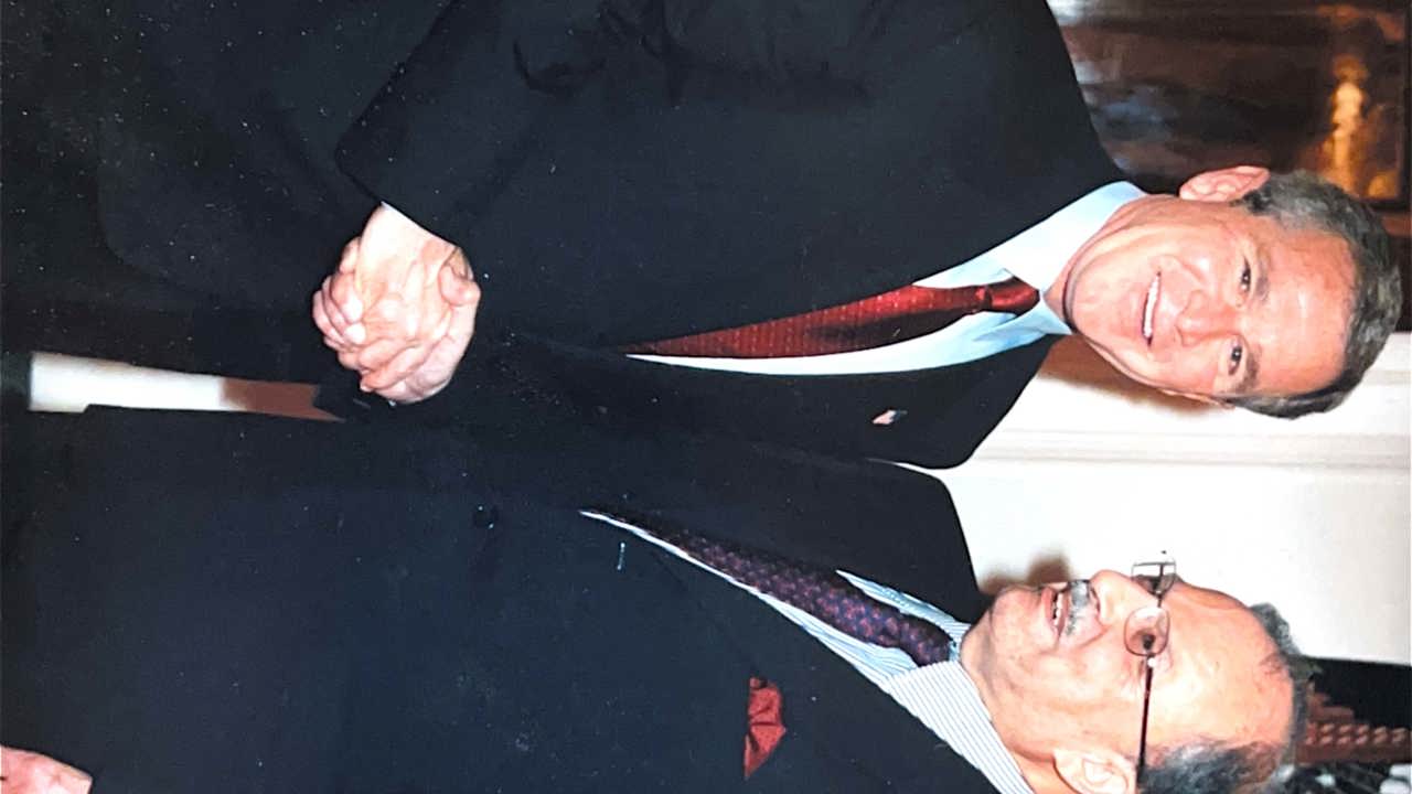 SJ Burki President GW Bush