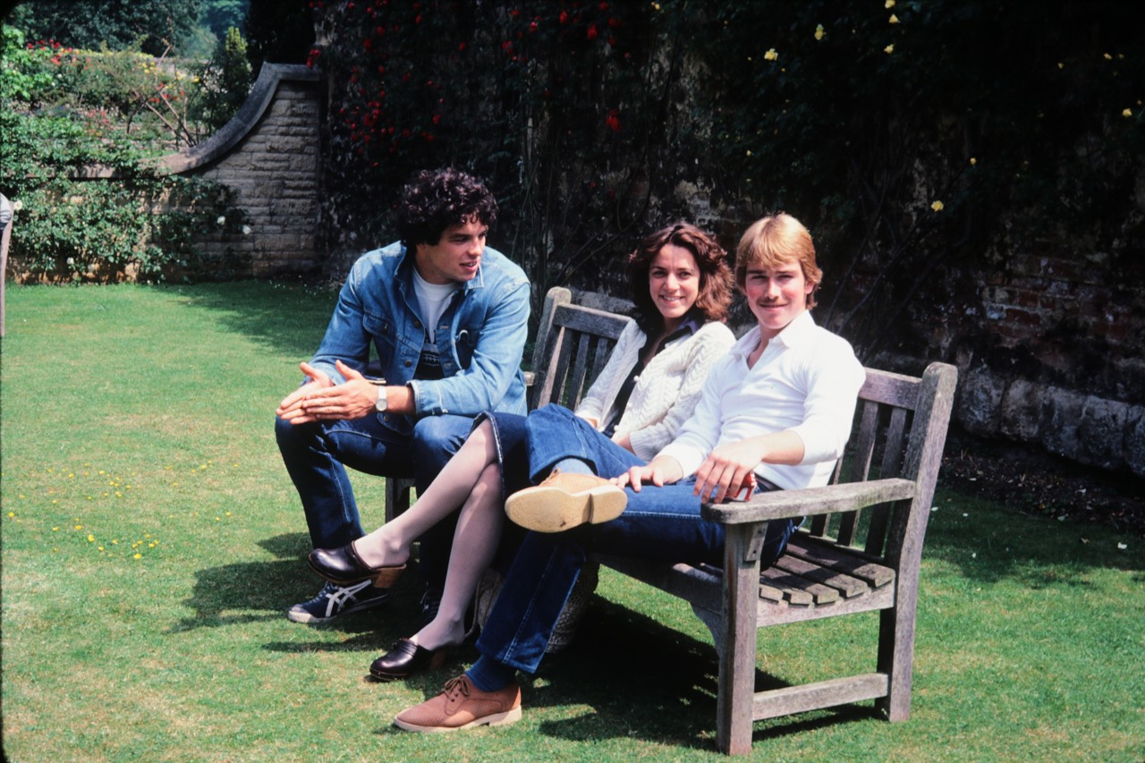 Bill Crowley, Meg Vaillancourt, And Robert On A Spring Day