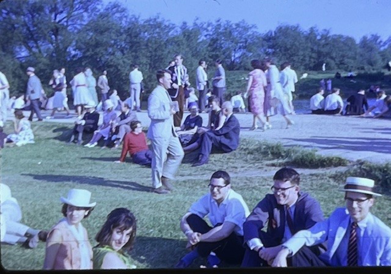 Herschel Post, Dick Stewart, And David Einsberg, 1961 Rhodes Scholars During Eights Weeks 1962