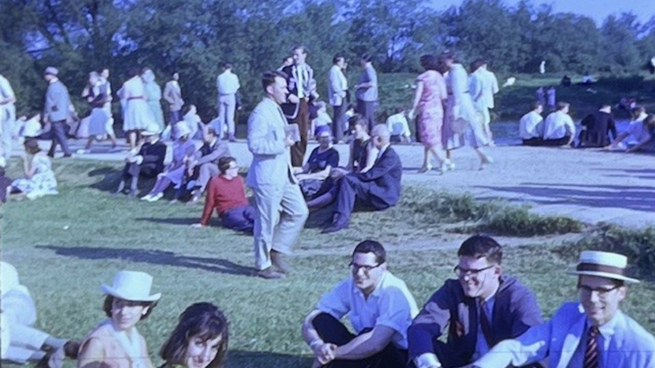 Herschel Post, Dick Stewart, And David Einsberg, 1961 Rhodes Scholars During Eights Weeks 1962