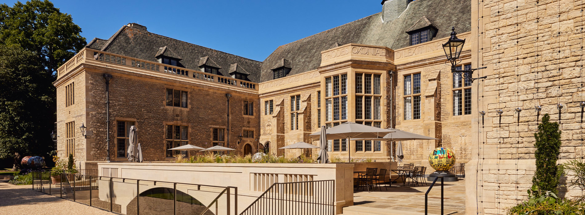 Rhodes House On A Sunny Day