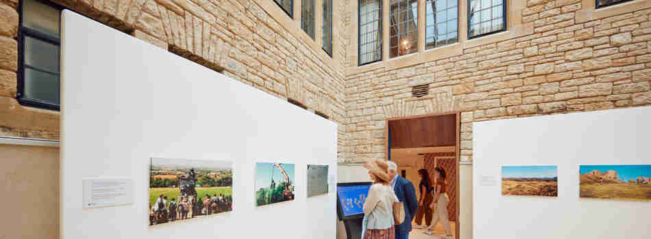 Rhodes House Lightwell Interior Art Exhibition