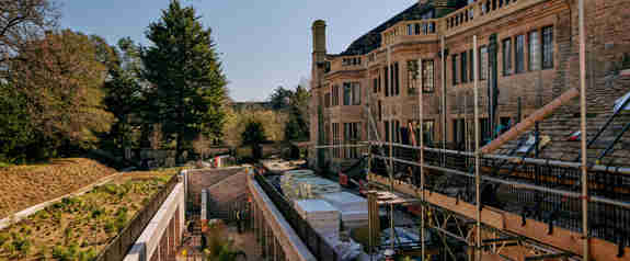 The new accomodation block at Rhodes House taking shape